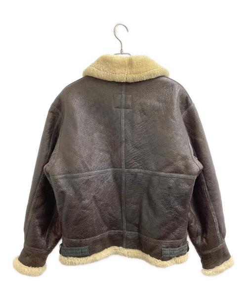 A.C.CONTRACT（エーシーコントラクト）A.C.CONTRACT (エーシーコントラクト) B-3ムートンジャケット / 33H5595 ブラウン サイズ:40の古着・服飾アイテム