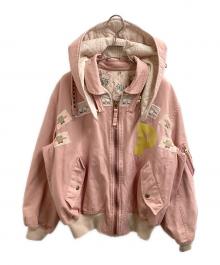 PINK HOUSE（ピンクハウス）の古着「ボンバージャケット / P0124FJM06」｜ピンク