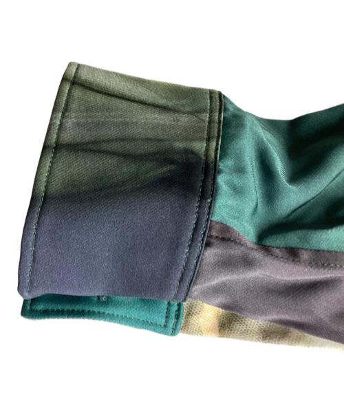 Acne studios（アクネ ストゥディオス）ACNE STUDIOS (アクネ ストゥディオス) 総柄シャツ / ARONA PR BAMBOO UW13 グリーン サイズ:34の古着・服飾アイテム
