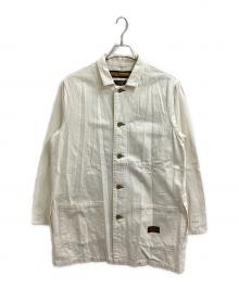 NEIGHBORHOOD（ネイバーフッド）の古着「DEALER / C-COAT / カバーオール / 191ARNH-JKM01」｜ホワイト