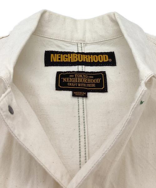 NEIGHBORHOOD（ネイバーフッド）NEIGHBORHOOD (ネイバーフッド) DEALER / C-COAT / カバーオール / 191ARNH-JKM01 ホワイト サイズ:Mの古着・服飾アイテム