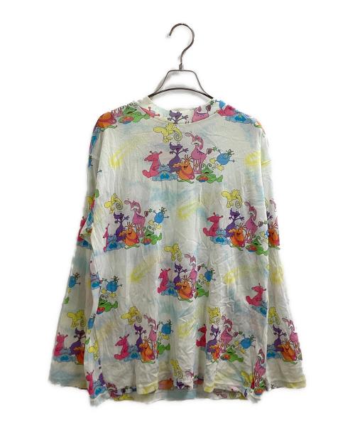 wataru tominaga（ワタル トミナガ）WATARU TOMINAGA (ワタル トミナガ) Powernet Long Sleeve Tee / パワーネットロングスリーブT ホワイト サイズ:1の古着・服飾アイテム