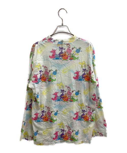 wataru tominaga（ワタル トミナガ）WATARU TOMINAGA (ワタル トミナガ) Powernet Long Sleeve Tee / パワーネットロングスリーブT ホワイト サイズ:1の古着・服飾アイテム