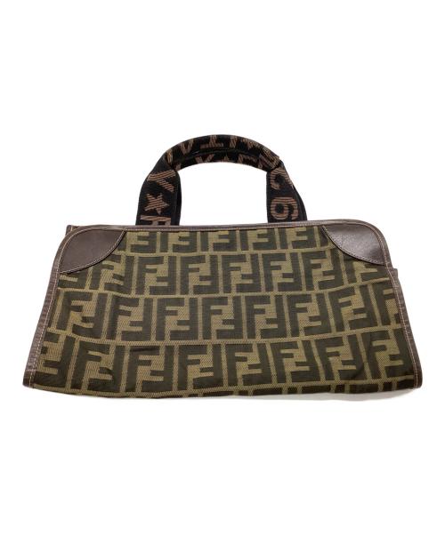 FENDI（フェンディ）FENDI (フェンディ) ズッカ柄パッカブルトートバッグ  / 折りたたみ可能 イタリア製 ブラウンの古着・服飾アイテム