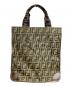 FENDI（フェンディ）の古着「ズッカ柄パッカブルトートバッグ  / 折りたたみ可能 イタリア製」｜ブラウン