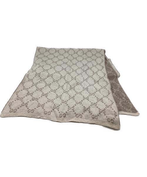 GUCCI（グッチ）GUCCI (グッチ) マフラー ホワイトの古着・服飾アイテム