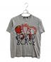 BLACK COMME des GARCONS（ブラックコムデギャルソン）の古着「グラフィック Tシャツ / 1Q-T004 / AD2015」｜グレー