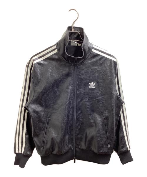 adidas（アディダス）adidas Premium Faux Leather Firebird Luxe Track Top Black / プレミアムフェイクレザーファイヤーバードリュクストラックトップ ブラック / IY2912  ブラック サイズ:Lの古着・服飾アイテム