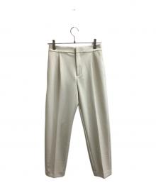 UNITED ARROWS（ユナイテッドアローズ）の古着「SPONGYタックテーパードパンツ」｜アイボリー