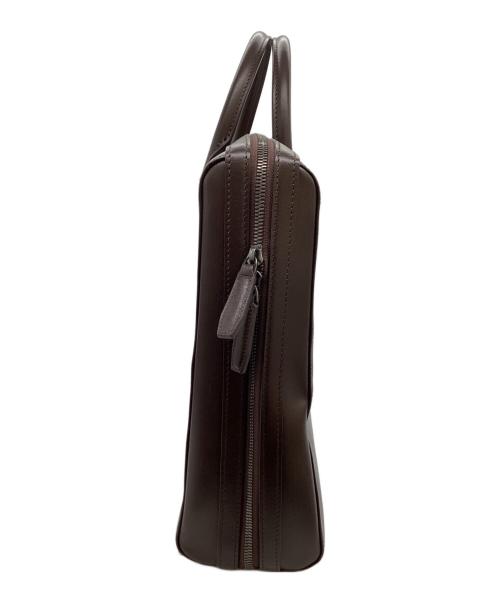 FUJITAKA（フジタカ）FUJITAKA (フジタカ) Leather Briefcase / レザーブリーフケース / Made in JAPAN ブラウンの古着・服飾アイテム
