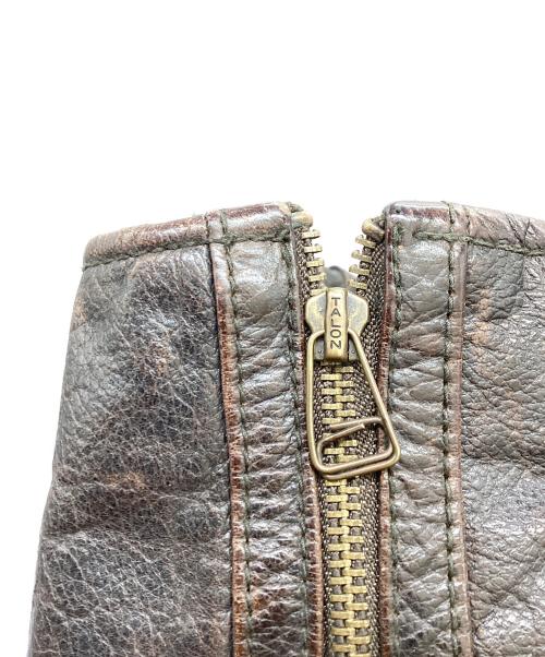 Eddie Bauer（エディーバウアー）Eddie Bauer (エディーバウアー) レザージャケット / 5362 / TALONジップ ブラウン サイズ:Sの古着・服飾アイテム