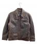 Eddie Bauer（エディーバウアー）の古着「レザージャケット / 5362 / TALONジップ」｜ブラウン