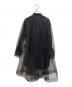 Chika Kisada (チカ キサダ) チュール使い シャツ ロング丈 CB-21101 ブラック サイズ:2：10000円
