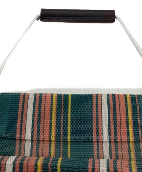 MARNI（マルニ）MARNI (マルニ) ストライプハンドバッグ グリーンの古着・服飾アイテム