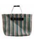 MARNI（マルニ）の古着「ストライプハンドバッグ」｜グリーン