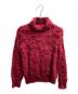 JOHN LAWRENCE SULLIVAN（ジョン ローレンス サリバン）の古着「Fake Fur Turtle Knit Pink / フェイクファー タートルネックニット ピンク / 4D010-0117-44 / Made in JAPAN / 日本製」｜ピンク