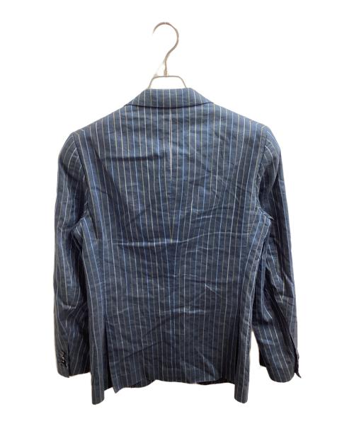 ISAIA（イザイア）ISAIA (イザイア) コットンリネンテーラードジャケット / 67680/810 ネイビー サイズ:44の古着・服飾アイテム