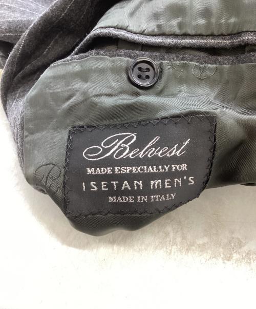 Belvest（ベルヴェスト）Belvest (ベルヴェスト) ISETAN (イセタン) 別注ウールテーラードジャケット　/　	SUPER120s　/　イタリア製 グレー サイズ:44の古着・服飾アイテム