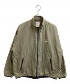 DANTONダントン）の古着「INSULATION STAND COLLAR BLOUSON / インサレーションスタンドカラーブルゾン / DT-A0185 MPT」｜オリーブ