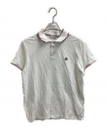 MONCLER（モンクレール）の古着「ロゴパッチポロシャツ　/　F20918A70300」｜ホワイト