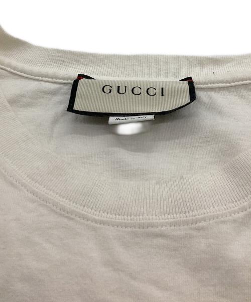 GUCCI（グッチ）GUCCI (グッチ) インターロッキングG オーバーサイズ Tシャツ ホワイト サイズ:Mの古着・服飾アイテム