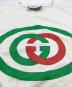 中古・古着 GUCCI (グッチ) インターロッキングG オーバーサイズ Tシャツ ホワイト サイズ:M：12000円