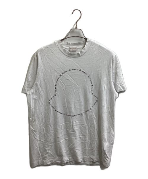 MONCLER（モンクレール）MONCLER (モンクレール) SS T-SHIRT / H10918C00027 / 代理店表記	あり ホワイト サイズ:Lの古着・服飾アイテム