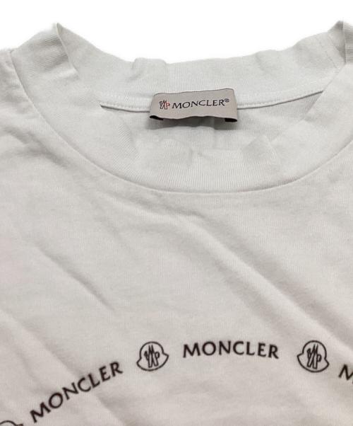 MONCLER（モンクレール）MONCLER (モンクレール) SS T-SHIRT / H10918C00027 / 代理店表記	あり ホワイト サイズ:Lの古着・服飾アイテム