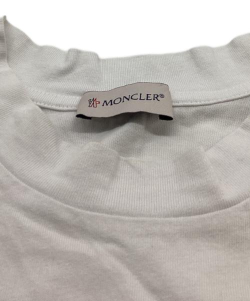 MONCLER（モンクレール）MONCLER (モンクレール) SS T-SHIRT / H10918C00027 / 代理店表記	あり ホワイト サイズ:Lの古着・服飾アイテム