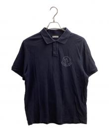 MONCLER（モンクレール）の古着「MAGLIA POLO MANICA CORTA / F20918A71710」｜ネイビー
