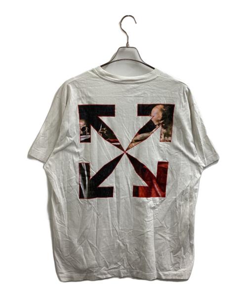 OFFWHITE（オフホワイト）OFFWHITE (オフホワイト) CARAVAGGIO S/S OVER TEE / Tシャツ / OMAA038R21JER003 ホワイト サイズ:Sの古着・服飾アイテム