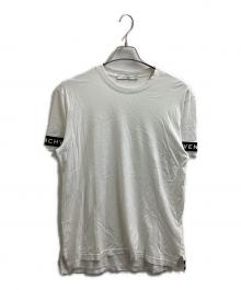 GIVENCHY（ジバンシィ）の古着「リブロゴTシャツ　/　BM70NT3002　/　代理店表記あり」｜ホワイト