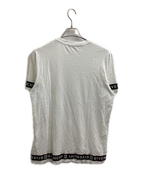 GIVENCHY（ジバンシィ）GIVENCHY (ジバンシィ) リブロゴTシャツ　/　BM70NT3002　/　代理店表記あり ホワイト サイズ:Mの古着・服飾アイテム