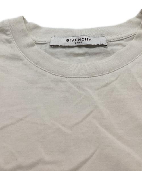 GIVENCHY（ジバンシィ）GIVENCHY (ジバンシィ) リブロゴTシャツ　/　BM70NT3002　/　代理店表記あり ホワイト サイズ:Mの古着・服飾アイテム