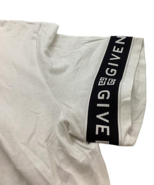 GIVENCHY（ジバンシィ）GIVENCHY (ジバンシィ) リブロゴTシャツ　/　BM70NT3002　/　代理店表記あり ホワイト サイズ:Mの古着・服飾アイテム