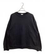 DRIES VAN NOTENドリスヴァンノッテン）の古着「crew neck sweatshirt / クルーネックスウェット」｜ブラック