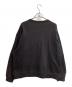 DRIES VAN NOTEN (ドリスヴァンノッテン) crew neck sweatshirt / クルーネックスウェット ブラック サイズ:L：17000円