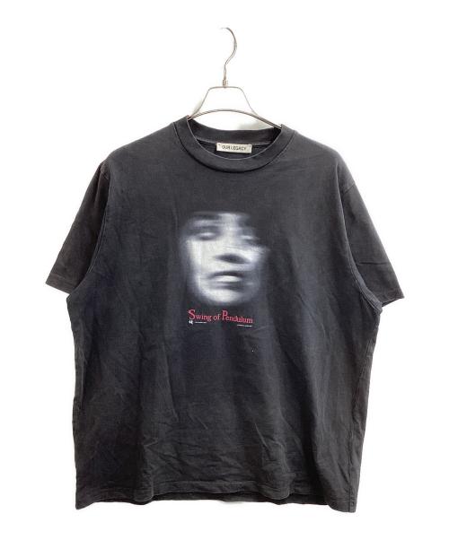 OUR LEGACY（アワーレガシー）OUR LEGACY (アワーレガシー) SWING OF PENDULUM PRINT Tシャツ / Tシャツ / M2246BS ブラック サイズ:52の古着・服飾アイテム