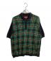 Supreme　（シュプリーム）の古着「Plaid Knit S/S Polo / プレイドショートスリーブ半袖ニットポロシャツ / 24SS」｜ブラック