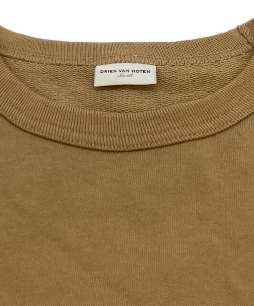 DRIES VAN NOTEN（ドリスヴァンノッテン）DRIES VAN NOTEN (ドリスヴァンノッテン) crew neck sweatshirt / クルーネックスウェット ブラウン サイズ:Sの古着・服飾アイテム