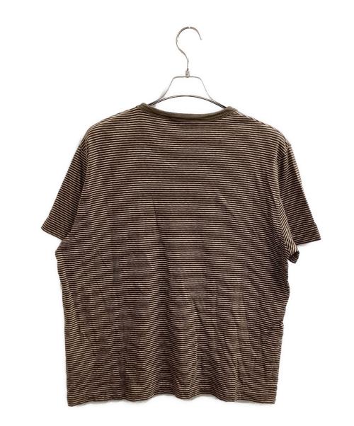 OUR LEGACY（アワーレガシー）OUR LEGACY (アワーレガシー) EMPORIO ARMANI (エンポリオ アルマーニ) Tasca T-Shirt / ボーダーTシャツ / WS2256TM ブラウン サイズ:Sの古着・服飾アイテム