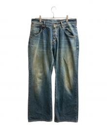SOSHIOTSUKI（ソウシ オオツキ）の古着「The Front Lowrize Flare Denim / フロント ロウライズフレアデニム / S23SS04DNM / Made in JAPAN / 日本製」｜ブルー