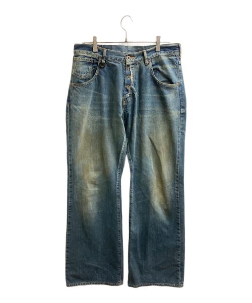SOSHIOTSUKI（ソウシ オオツキ）SOSHIOTSUKI (ソウシ オオツキ) The Front Lowrize Flare Denim / フロント ロウライズフレアデニム / S23SS04DNM / Made in JAPAN / 日本製 ブルー サイズ:48の古着・服飾アイテム