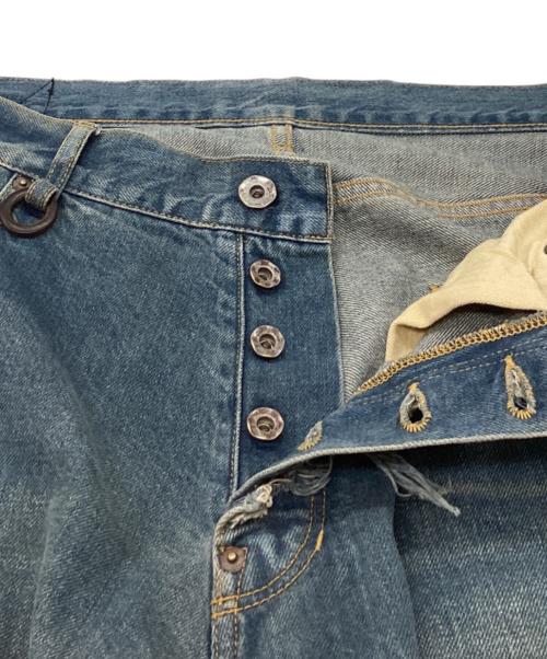 SOSHIOTSUKI（ソウシ オオツキ）SOSHIOTSUKI (ソウシ オオツキ) The Front Lowrize Flare Denim / フロント ロウライズフレアデニム / S23SS04DNM / Made in JAPAN / 日本製 ブルー サイズ:48の古着・服飾アイテム