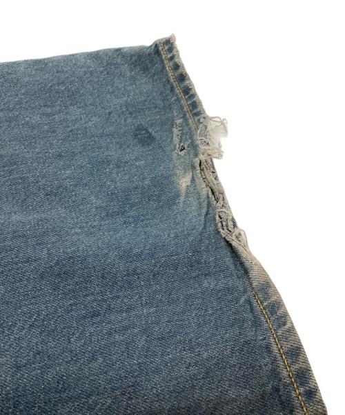 SOSHIOTSUKI（ソウシ オオツキ）SOSHIOTSUKI (ソウシ オオツキ) The Front Lowrize Flare Denim / フロント ロウライズフレアデニム / S23SS04DNM / Made in JAPAN / 日本製 ブルー サイズ:48の古着・服飾アイテム