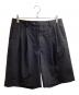 AURALEE（オーラリー）の古着「LIGHT WOOL MAX GABARDINE SHORTS / A23SP04MG」｜ブラック