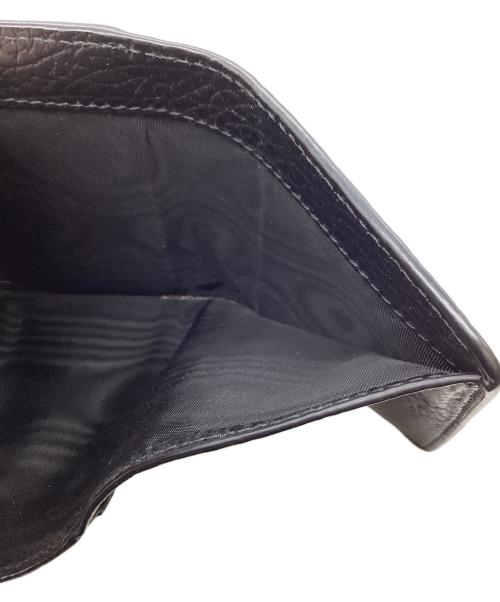 Maison Margiela（メゾンマルジェラ）Maison Margiela (メゾンマルジェラ) 4ステッチ 三つ折り ウォレット / グレインレザースリーフォールドウォレット  ブラックの古着・服飾アイテム