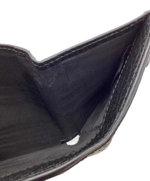 Maison Margiela（メゾンマルジェラ）Maison Margiela (メゾンマルジェラ) 4ステッチ 三つ折り ウォレット / グレインレザースリーフォールドウォレット  ブラックの古着・服飾アイテム