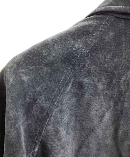 BURBERRY LONDON（バーバリーロンドン）BURBERRY LONDON (バーバリーロンドン) Suede Dog Ear Blouson / スウェードスイングトップ / BBP83-241-28 ブラック サイズ:Lの古着・服飾アイテム