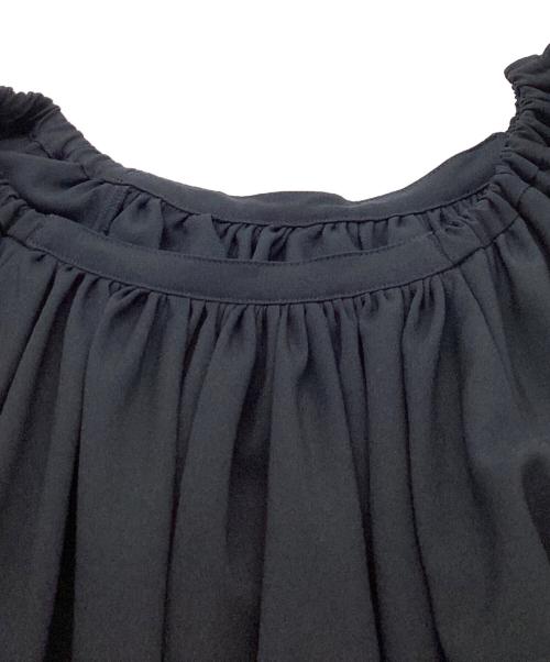 Louren（ローレン）louren (ローレン) バルーンスリーブボリュームドレス ネイビー サイズ:FREEの古着・服飾アイテム